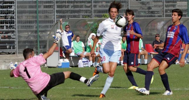Ferretti in azione nella gara di andata Ferretti in azione