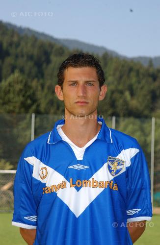 Roberto Cortellini con la maglia del Brescia