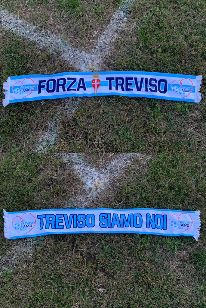La nuova sciarpa del Treviso calcio
